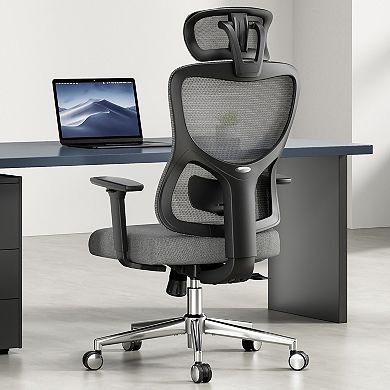 Trikiousd Ergonomic Mesh Office Chair with 3D Armrests and Adjustable Headrest