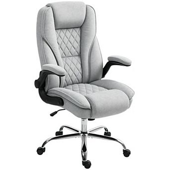 Trikiousd High Back Ergonomic Office Chair with Flip-Up Armrests and Tilt