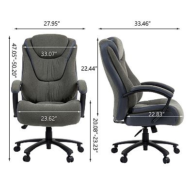 Trikiousd High Back Ergonomic Office Chair with Adjustable Height and Armrests