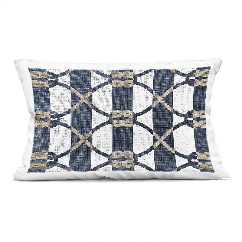 Stupell Home Decor Printed Design Pillow, Maritime Striped