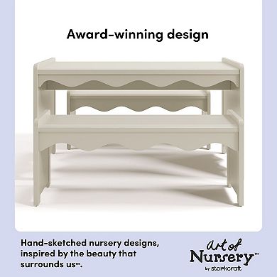 Storkcraft Casablanca Montessori 3-Piece Indoor Kids Table & Bench Set