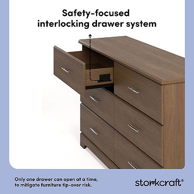 Storkcraft Brookside 6-Drawer Dresser