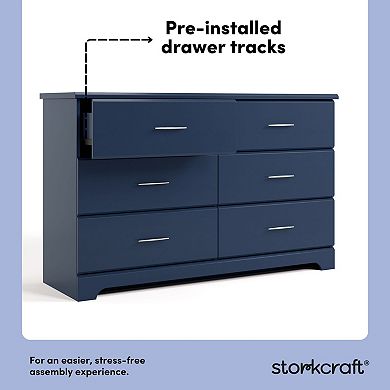 Storkcraft Brookside 6-Drawer Dresser