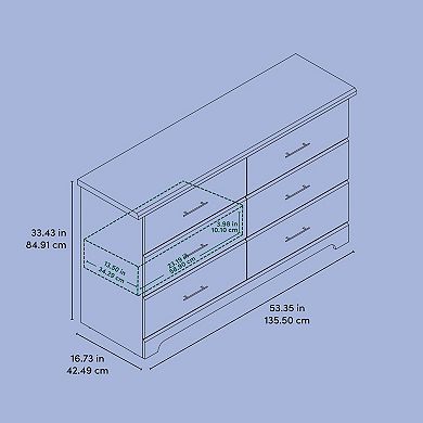 Storkcraft Brookside 6-Drawer Dresser