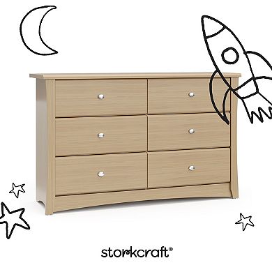 Storkcraft Crescent 6-Drawer Chest Dresser