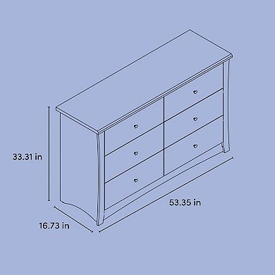 Storkcraft Crescent 6-Drawer Chest Dresser