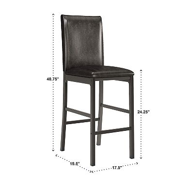 iNSPIRE Q Catania 4-Piece Counter Height Chair Set