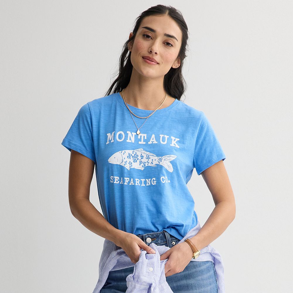 Women's Sonoma Goods For LifeÂ® Everyday Graphic Short Sleeve Crew Tee