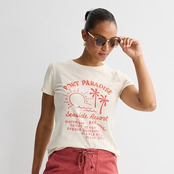Women's Sonoma Goods For Life® Everyday Graphic Short Sleeve Crew Tee