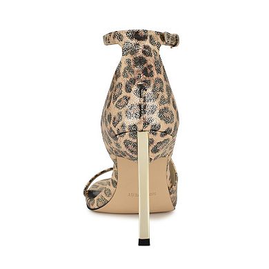 Nine West Shimmy Women's Open Toe Stiletto Heel Dress Sandals