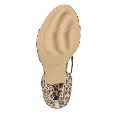 Nine West Shimmy Women's Open Toe Stiletto Heel Dress Sandals