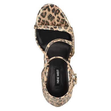 Nine West Shimmy Women's Open Toe Stiletto Heel Dress Sandals