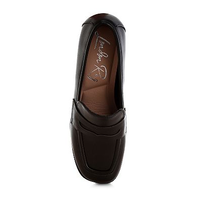 London Rag Sutapa Women's Block Heel Loafers