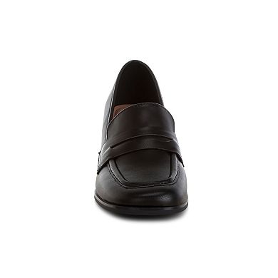 London Rag Sutapa Women's Block Heel Loafers