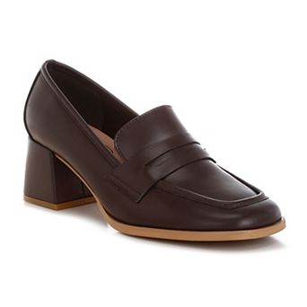 London Rag Sutapa Women's Block Heel Loafers