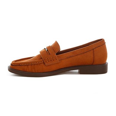 London Rag Stahla Women's Moc Toe Loafers