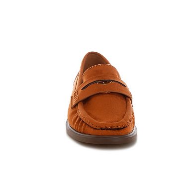 London Rag Stahla Women's Moc Toe Loafers