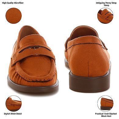 London Rag Stahla Women's Moc Toe Loafers