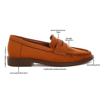 London Rag Stahla Women's Moc Toe Loafers