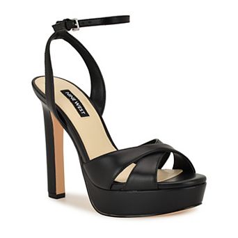 Nine West Wilda Women's Platform Heeled Sandals with Ankle Strap
