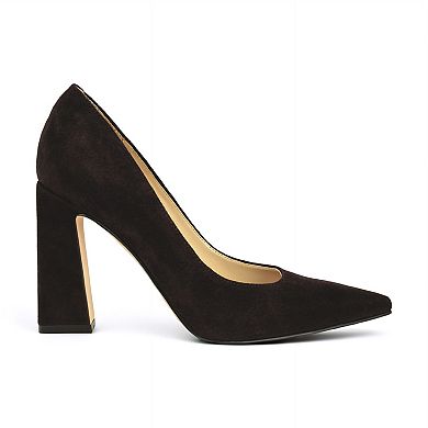 Nine West Tamant Women's Block Heel Slip-On Dress Pumps