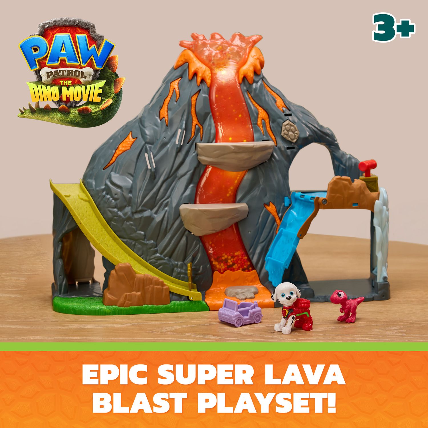 Детский игровой набор Paw Patrol Super Lava Blast Volcano Playset with 2 Figures — фото 2