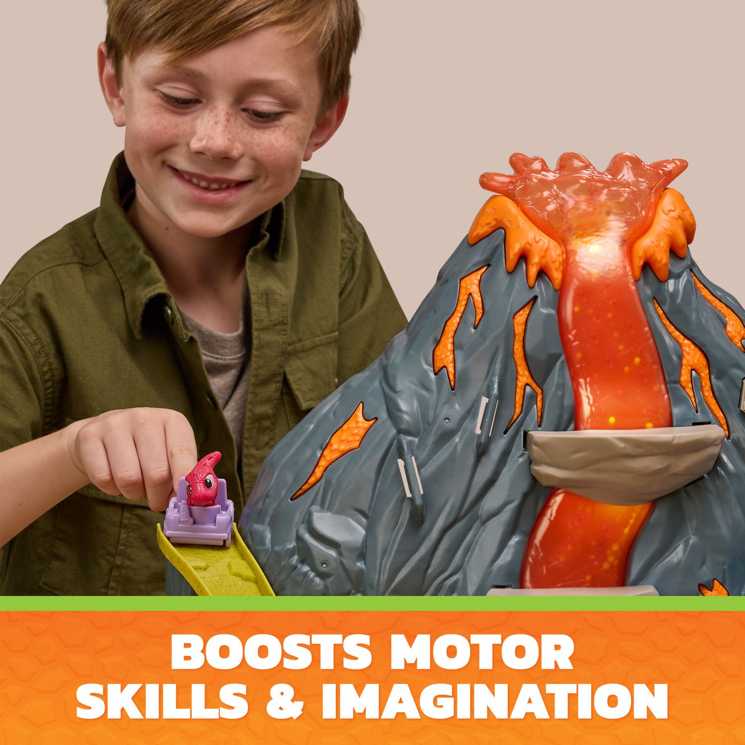 Детский игровой набор Paw Patrol Super Lava Blast Volcano Playset with 2 Figures — фото 5