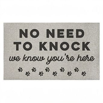 Stupell Home Decor No Need To Knock Doormat