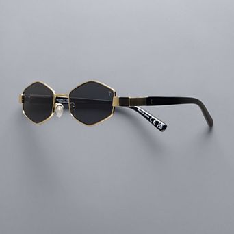 Women's Simply Vera Vera Wang Moe 55mm Hexagonal Sunglasses