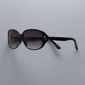 Women's Simply Vera Vera Wang Dren 60mm Oversized Gradient Sunglasses