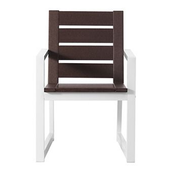 HDPE Outdoor Patio Dining Arm Chair