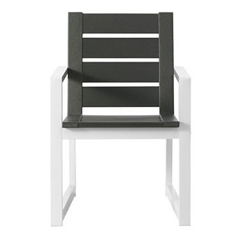 HDPE Outdoor Patio Dining Arm Chair