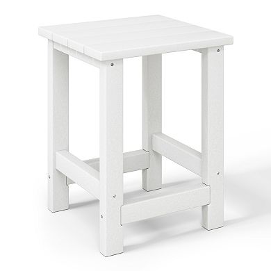 3-Piece Kids Modern Rocking Chair With Cup Holder and Square Side Table Set