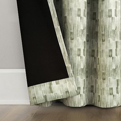 Sun Zero Vernon 2-Pack Magnetic Closure 100% Blackout Grommet Curtain Panels
