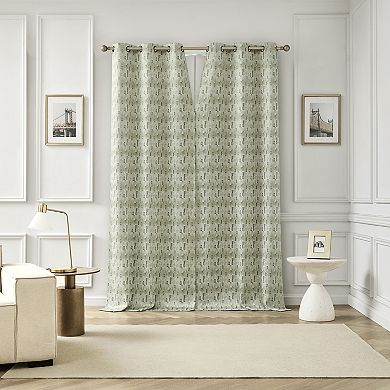 Sun Zero Vernon 2-Pack Magnetic Closure 100% Blackout Grommet Curtain Panels