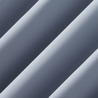 Sun Zero Sheridan 2-Pack Magnetic Closure 100% Blackout Grommet Curtain Panels
