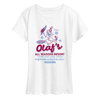 Women's Disney's Frozen Olaf's All Seasons Resort Graphic Tee