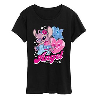 Women's Disney's Lilo & Stitch Angel Graphic Tee