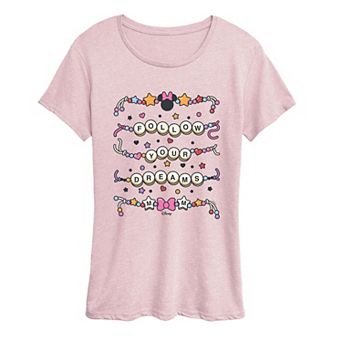 Women's Disney's Minnie Mouse Follow Your Dreams Graphic Tee
