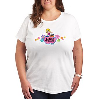 Women's Plus Size Disney's Lizzie McGuire Flower Logo Graphic Tee