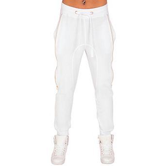 French Terry Gold Zippers Jogger Pants