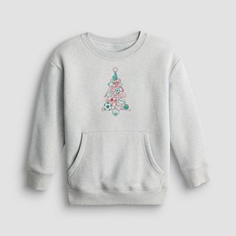 Toddler & Boys 4-12 Jumping Beans® Adaptive Physical Sporty Christmas Tree Graphic Crewneck Sweatshirt