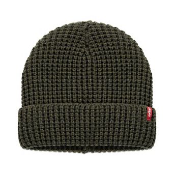 Men's Levi's Heathered Waffle Knit Beanie Hat