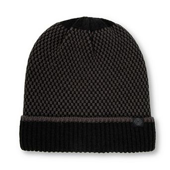 Men's isotoner Birdseye Knit Beanie With Sherpa Lining