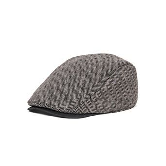 Men's isotoner Herringbone Twill Ivy Hat With Fleece Lining