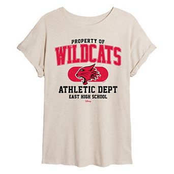 Juniors' Disney's High School Musical Property Of Wildcats Oversized Tee