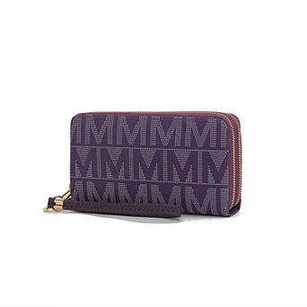 MKF Collection Danielle Milan M Signature Wallet Wristlet by Mia K