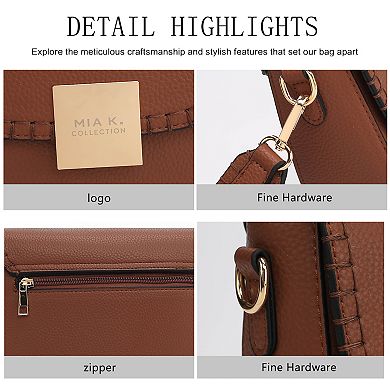 MKF Collection Isa Crossbody Shoulder Bag by Mia K