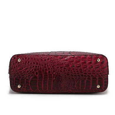 MKF Collection Croc-Embossed Tote Bag & Wristlet Wallet by Mia K