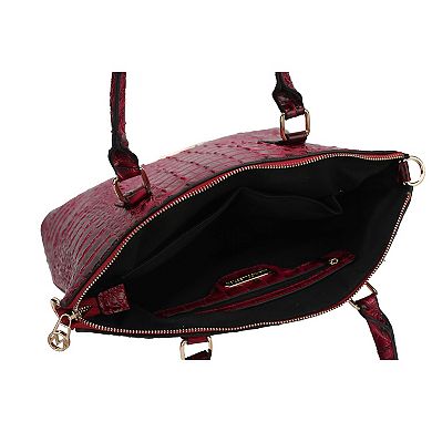 MKF Collection Croc-Embossed Tote Bag & Wristlet Wallet by Mia K